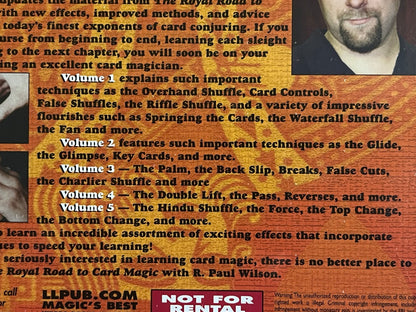 Royal Road to Card Magic - R. Paul Wilson - 5 DVD Set
