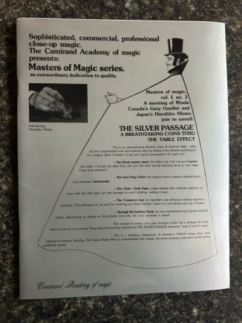 Haruhito Hirata's The Silver Passage - Camirand Academy & Gary Ouellet