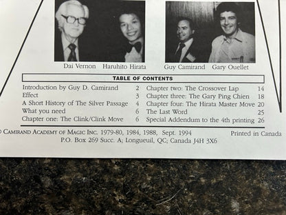 Haruhito Hirata's The Silver Passage - Camirand Academy & Gary Ouellet