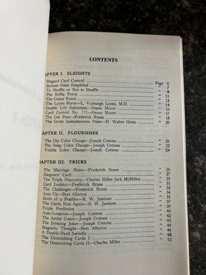 Card Manipulations 1-5, More Card Manipulations 1-4 - Jean Hugard