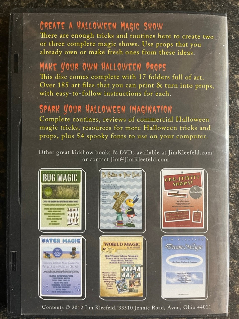 Halloween Magic - Jim Kleefeld - Disc