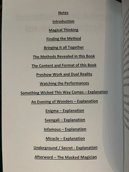 Derren Brown Unauthorised. Theories, Methods and Secrets - Steve Piers
