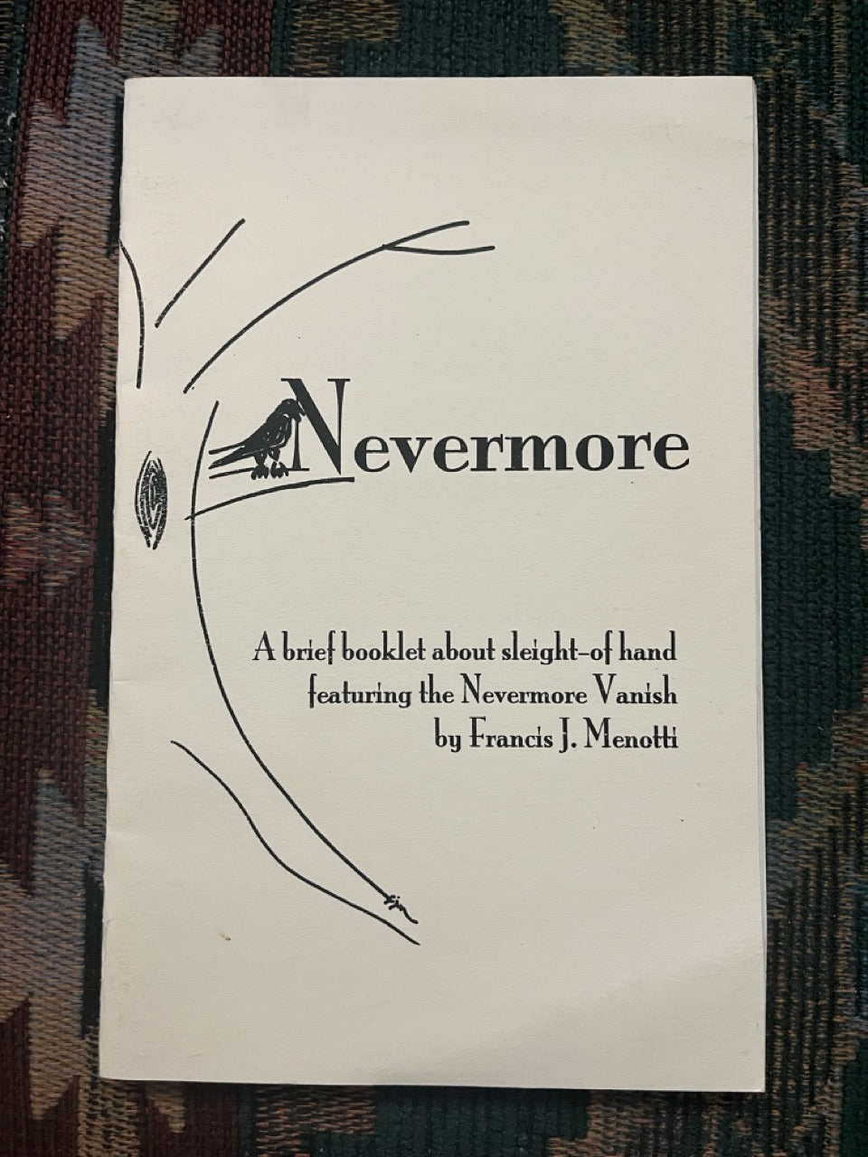 Nevermore - Francis Menotti - SIGNED & NUMBERED Limited edition