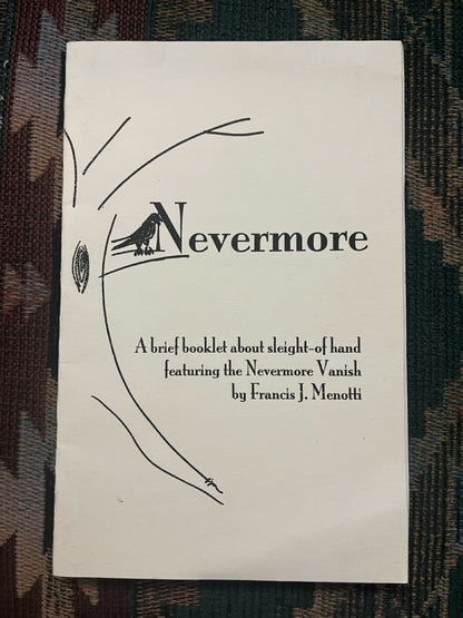Nevermore - Francis Menotti - SIGNED & NUMBERED Limited edition