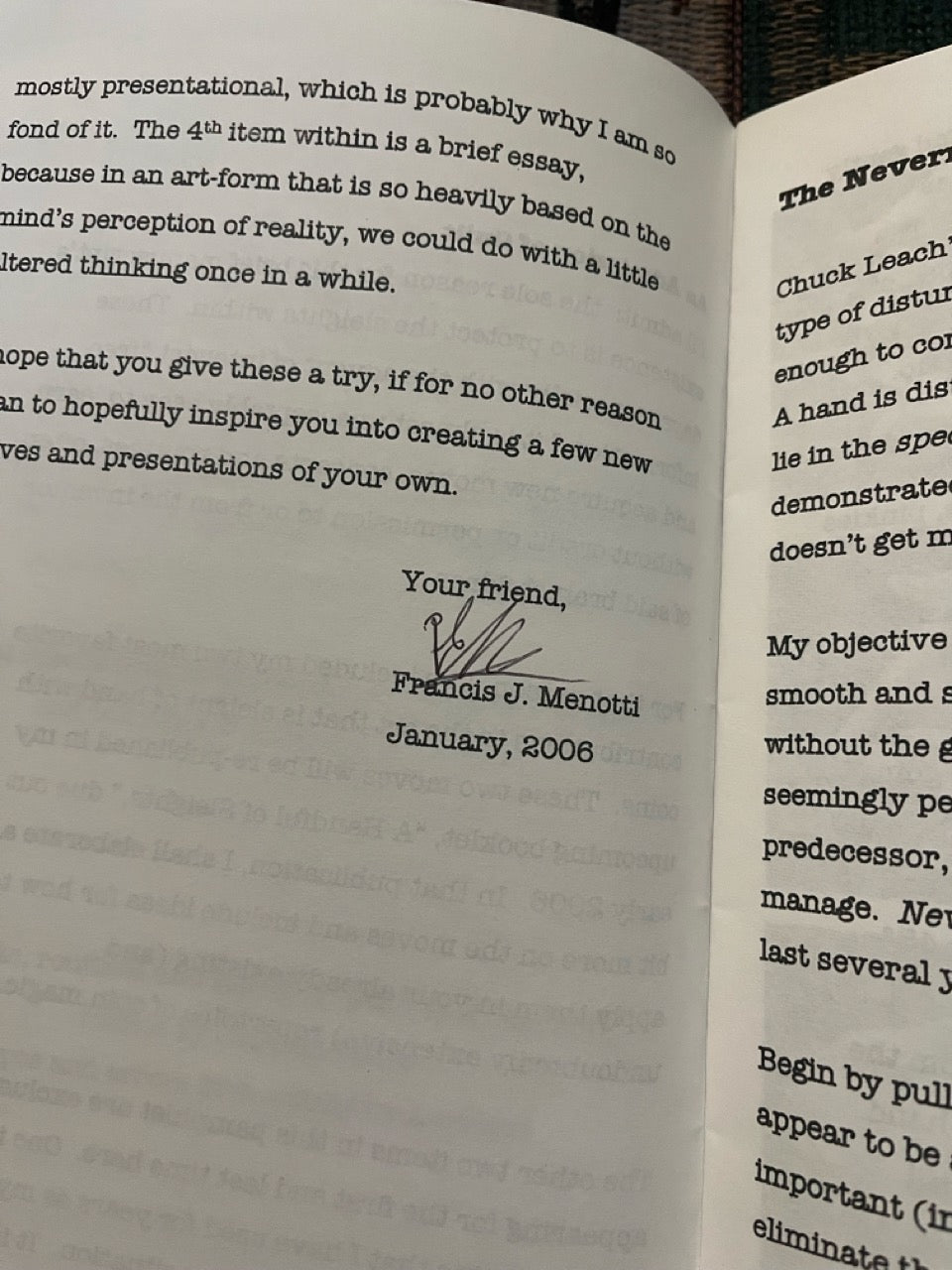 Nevermore - Francis Menotti - SIGNED & NUMBERED Limited edition