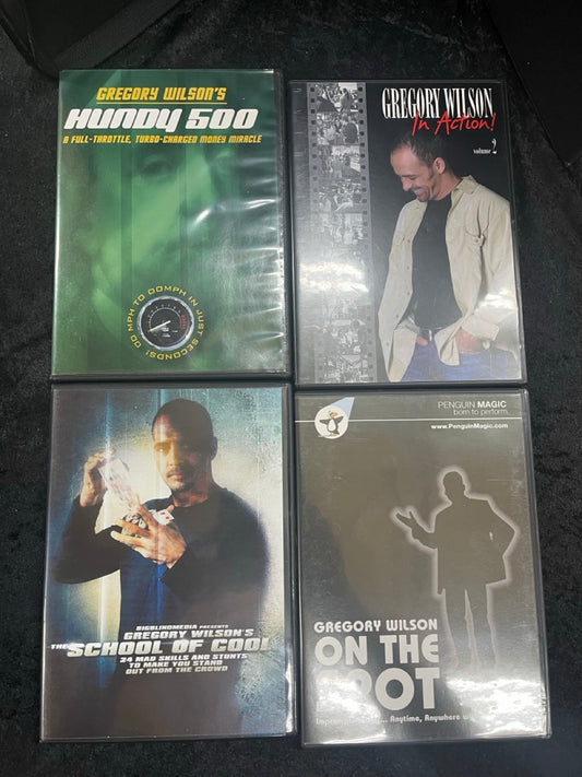 4 Gregory Wilson DVDs