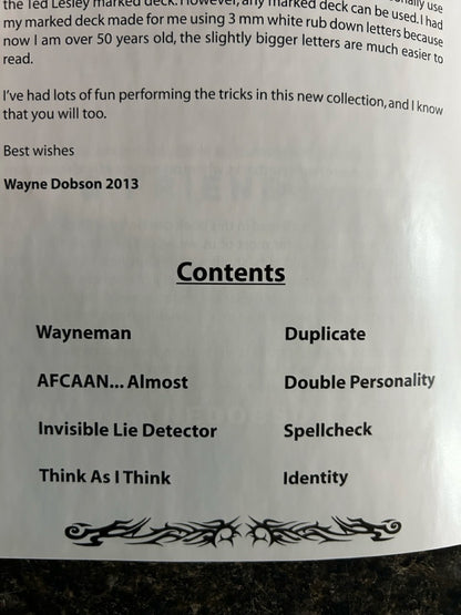 Marked 4 Life - Wayne Dobson