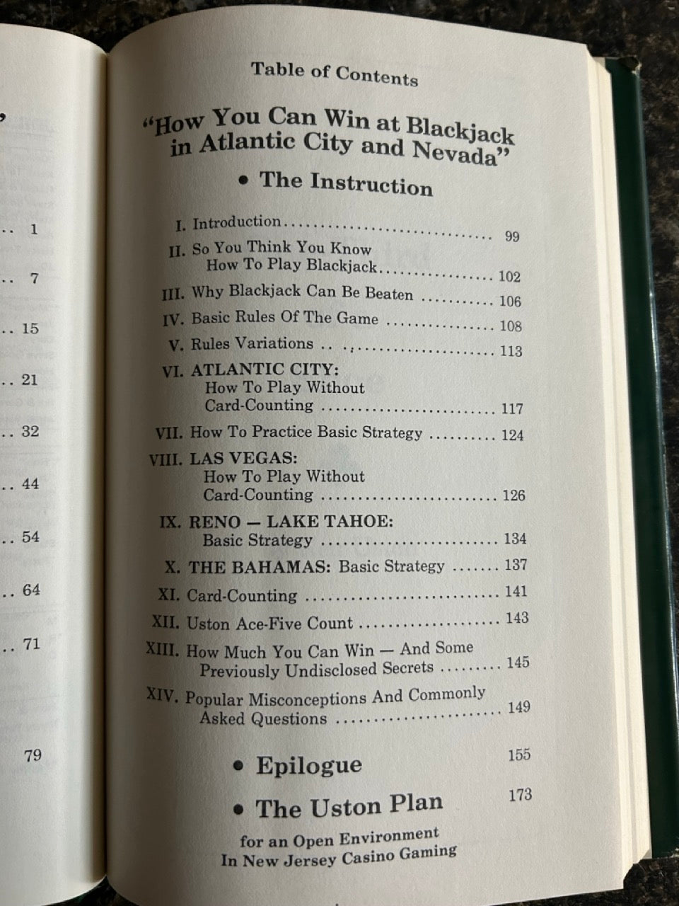 Two Books On Blackjack - Ken Uston