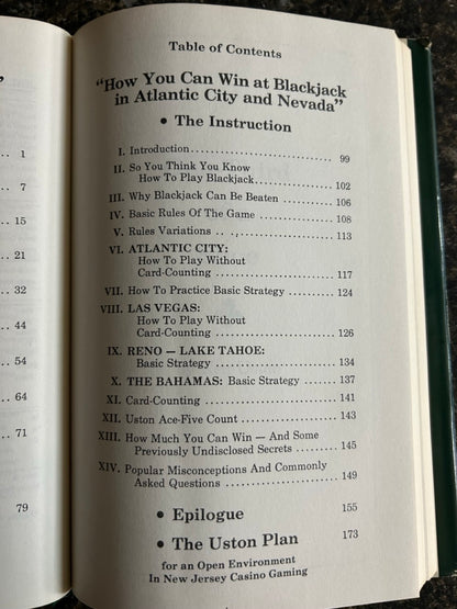 Two Books On Blackjack - Ken Uston