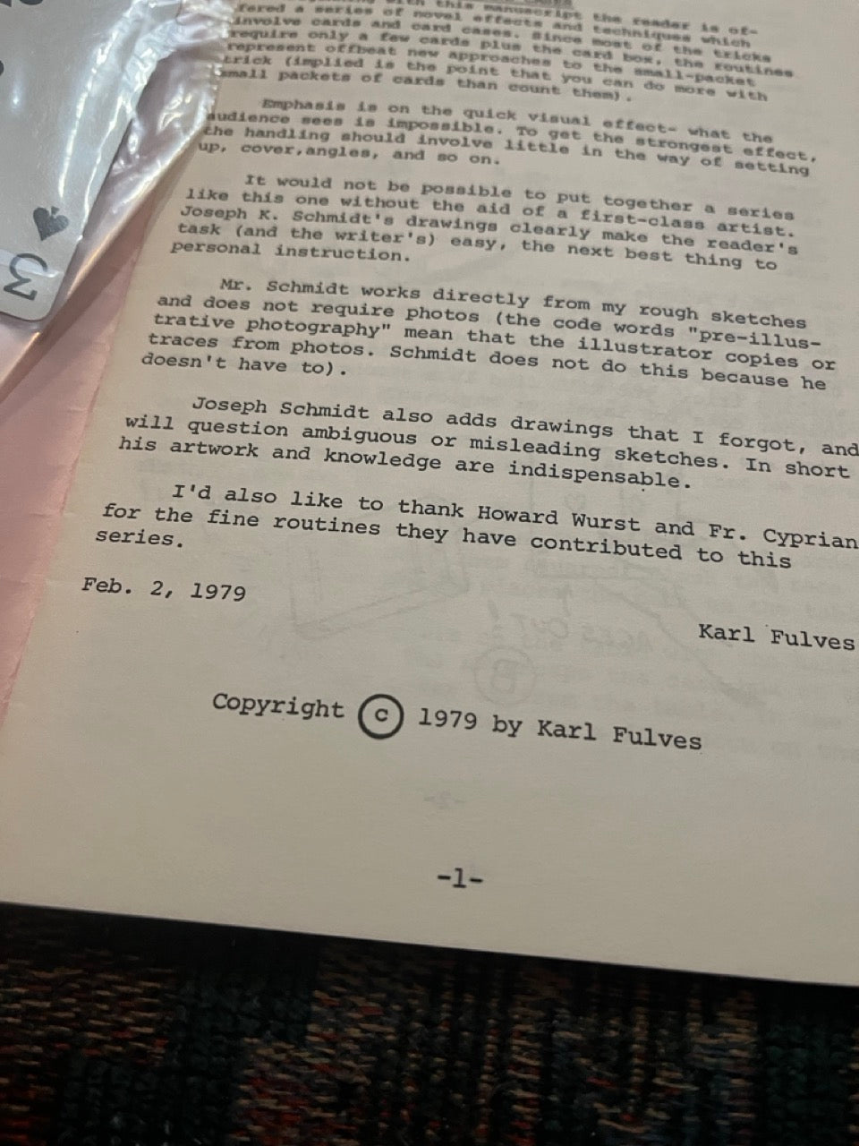 Jack In The Box - Karl Fulves