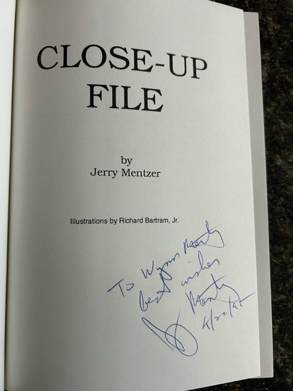 Close-Up File - Jerry Mentzer - SIGNED