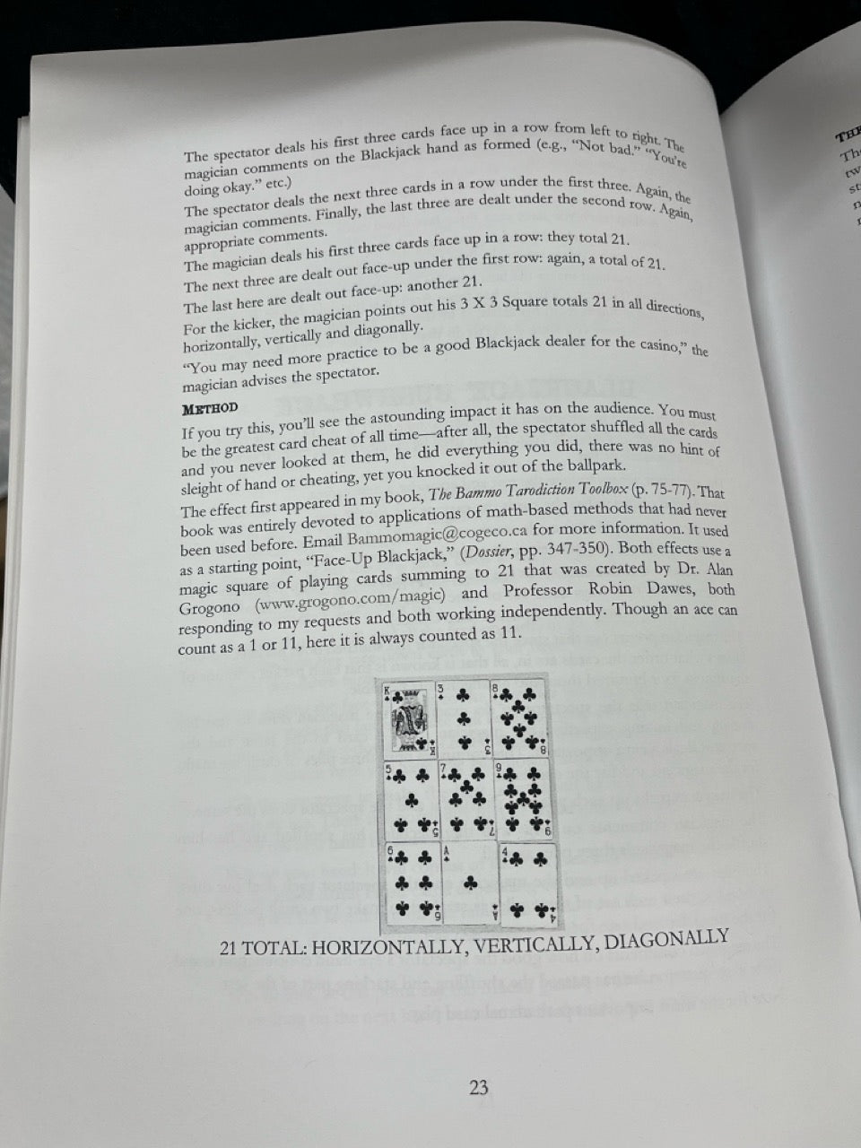 Bammo Ten Card Deal Dossier (softcover) + Addendum + DVD - Bob Farmer