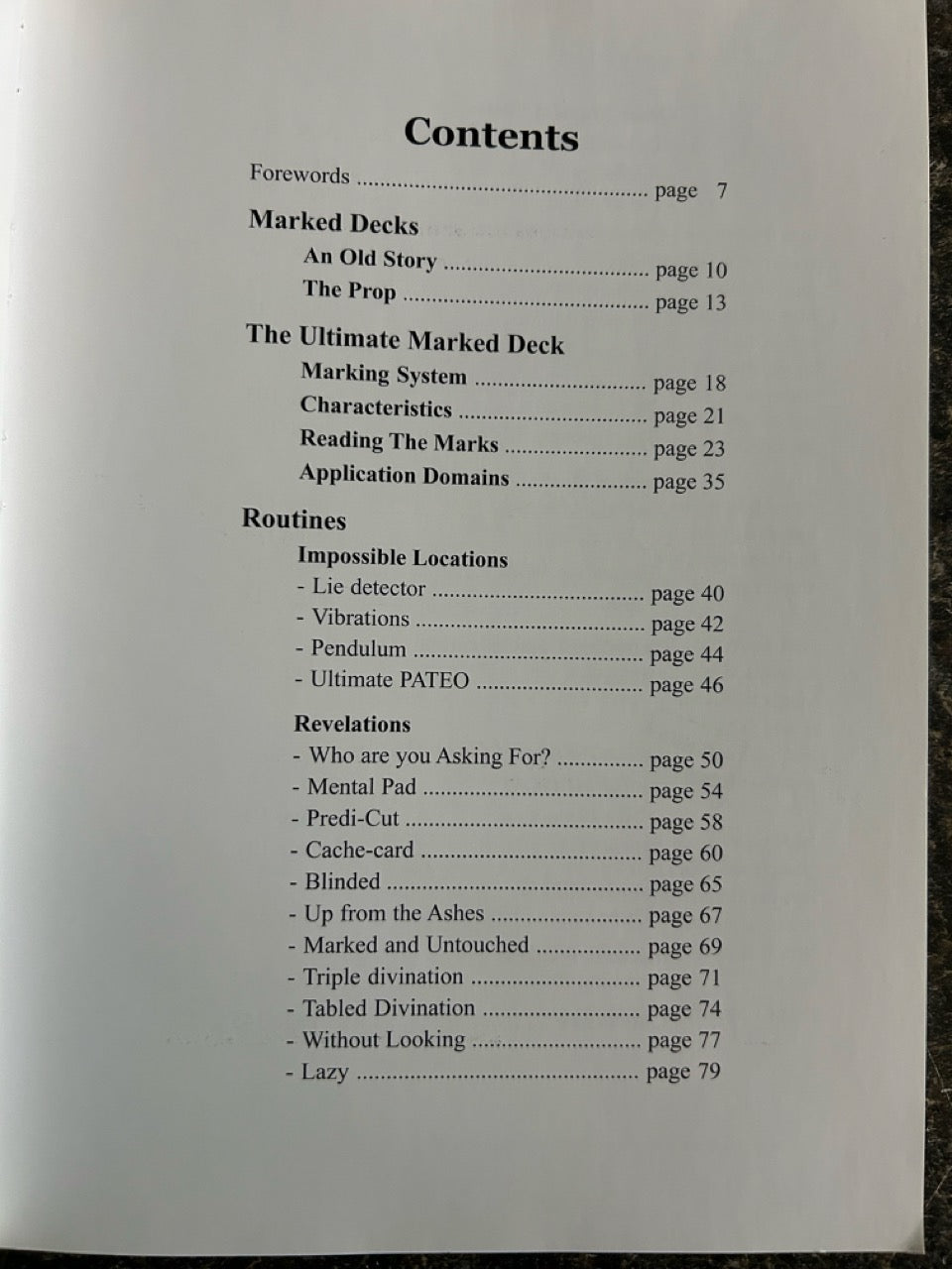 The Ultimate Marked Deck Companion Book - Ivan Laplaud