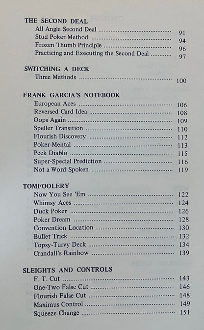 Super Subtle Card Miracles (comb bound)- Frank Garcia