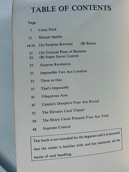 Exclusive Card Secrets - Frank Garcia