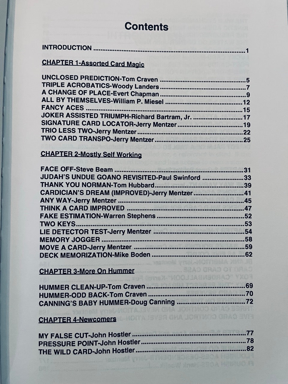 Card File & Card File Two - Jerry Mentzer