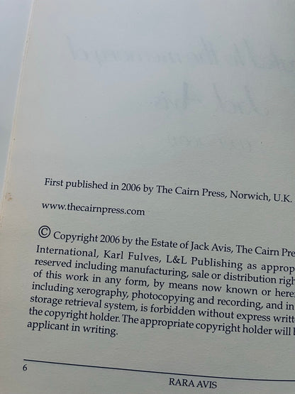 Rara Avis: Sixty Years of Magic from the Notebooks of Jack Avis - Anthony Brahams