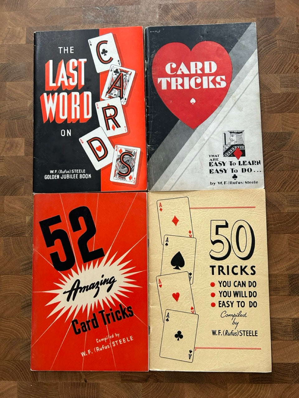 4 Booklets By W. F. (Rufus ) Steele
