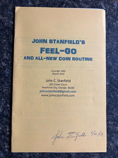 John Stanfield's Feel-Go and All-New Coin Routine - SIGNED