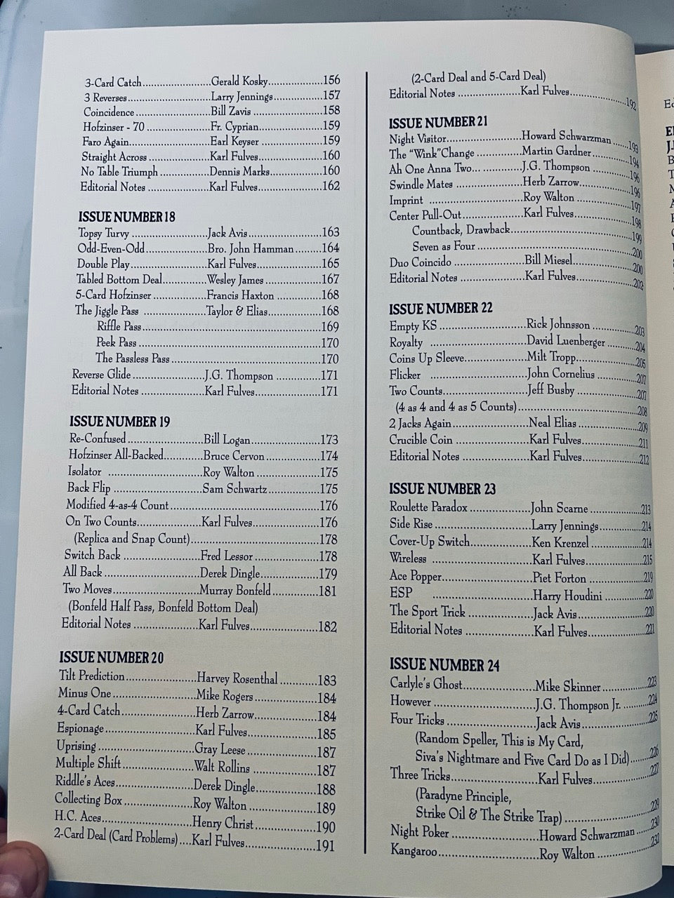 Epilogue - Karl Fulves (Collector's edition, SIGNED & NUMBERED)