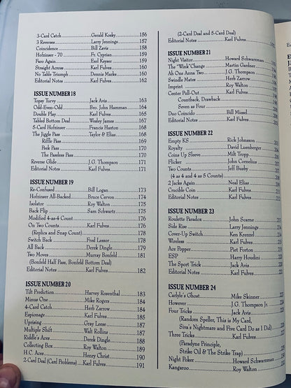 Epilogue - Karl Fulves (Collector's edition, SIGNED & NUMBERED)