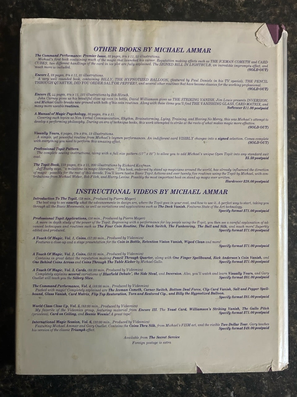 Encore 3 - Michael Ammar - (Signed)