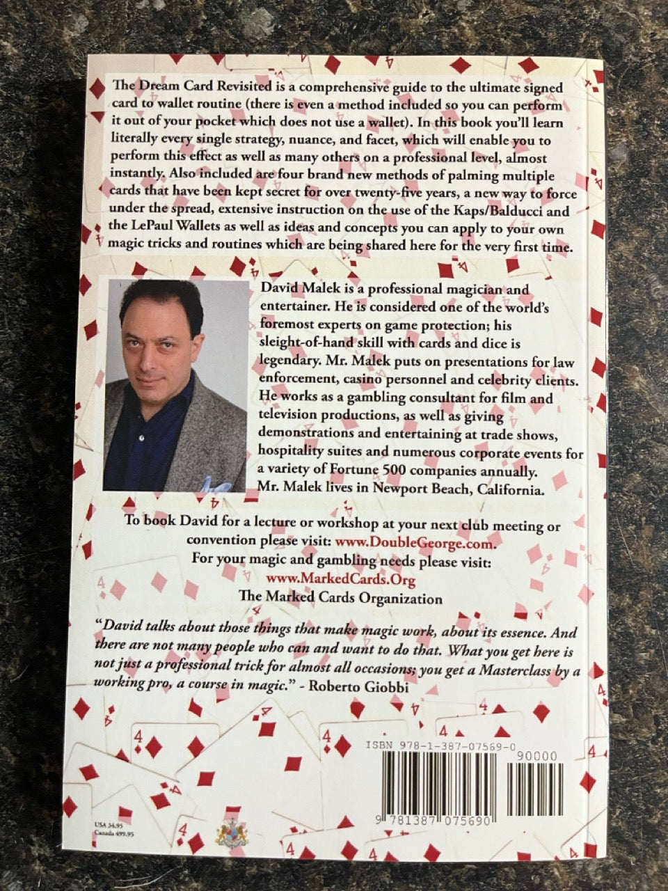 The Dream Card Revisited - David Malek - SIGNED