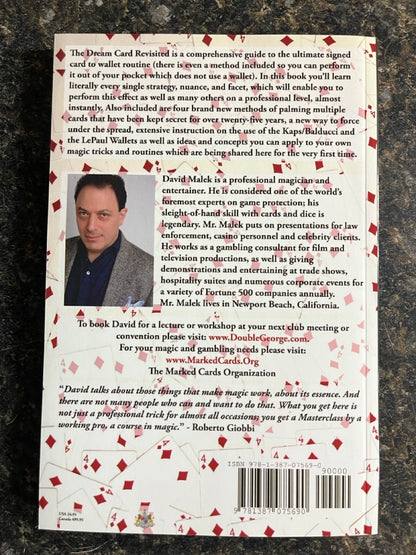 The Dream Card Revisited - David Malek - SIGNED