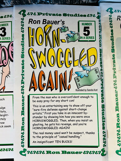 Ron Bauer Private Studies Set of 13 Booklets & Gimmicks