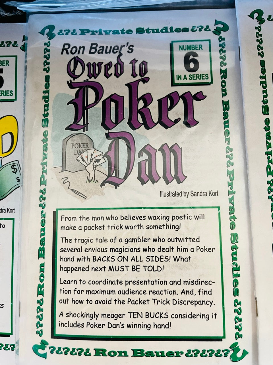 Ron Bauer Private Studies Set of 13 Booklets & Gimmicks