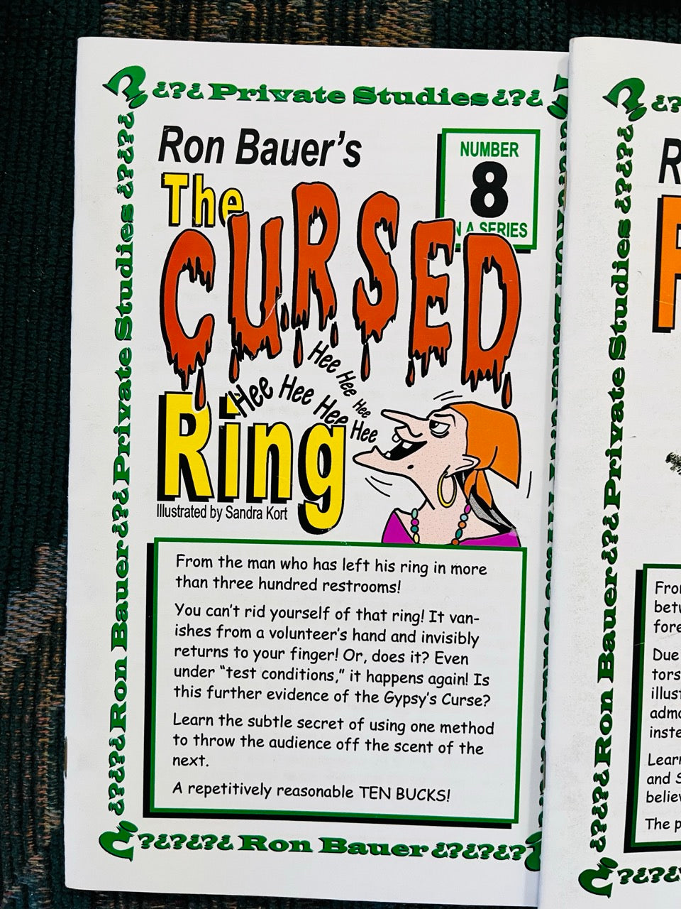 Ron Bauer Private Studies Set of 13 Booklets & Gimmicks