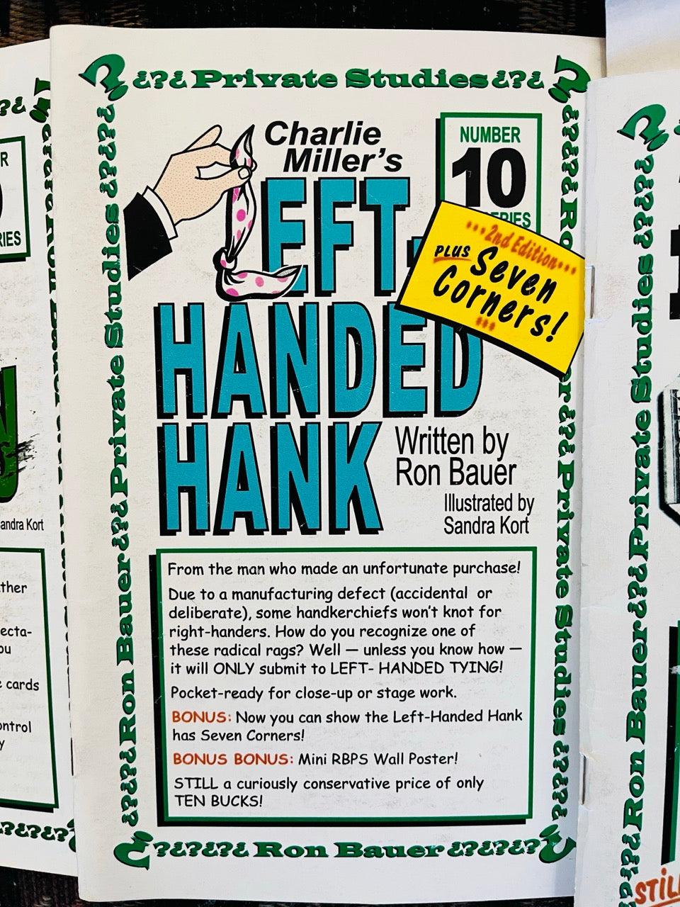 Ron Bauer Private Studies Set of 13 Booklets & Gimmicks