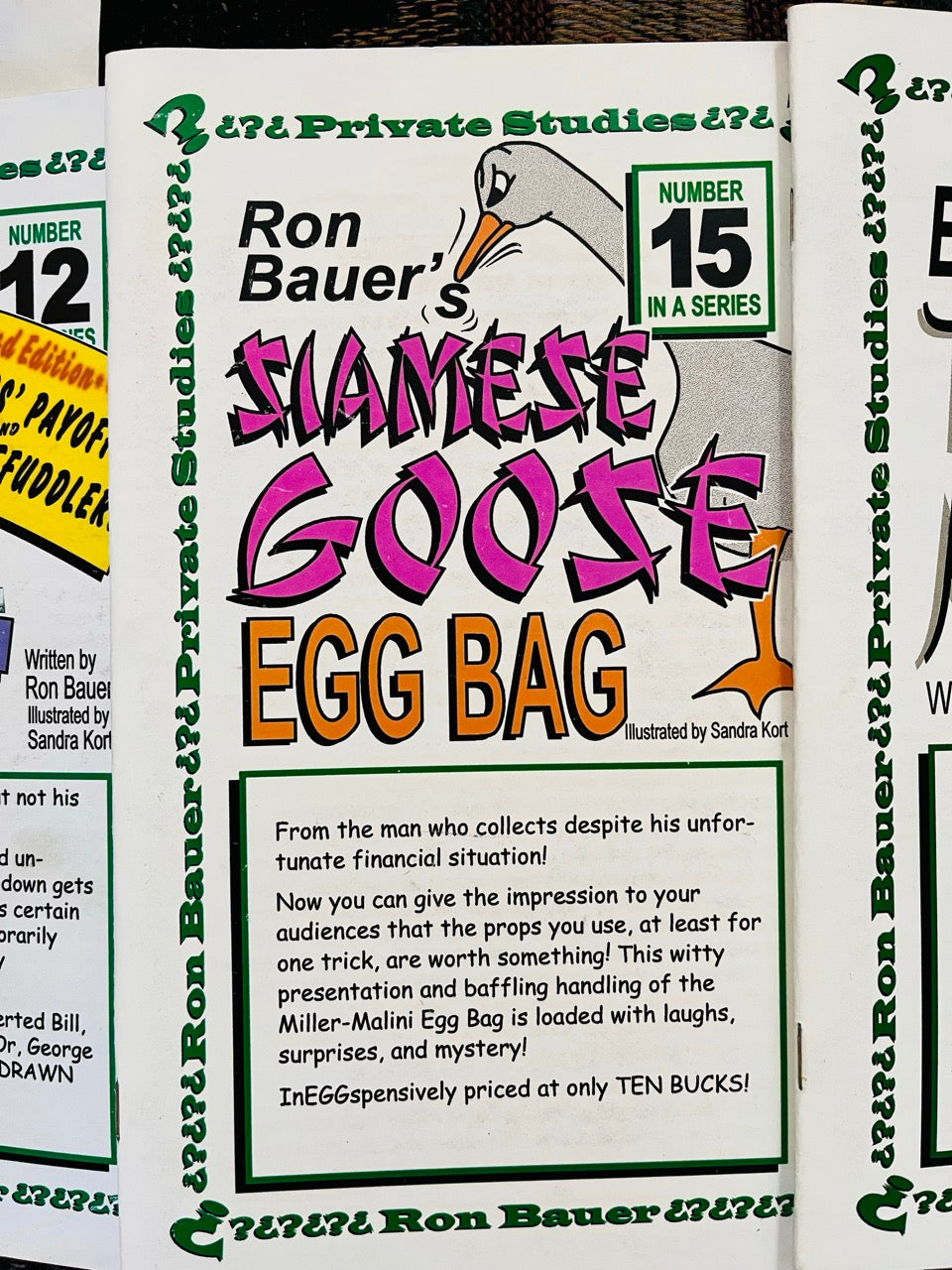 Ron Bauer Private Studies Set of 13 Booklets & Gimmicks