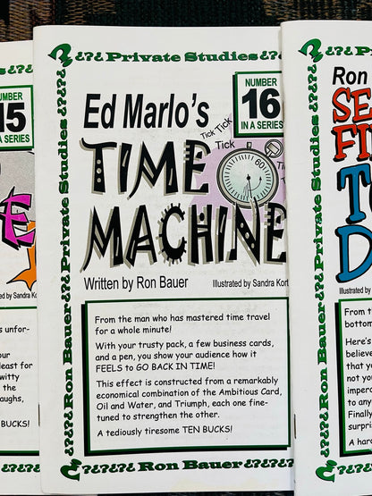 Ron Bauer Private Studies Set of 13 Booklets & Gimmicks