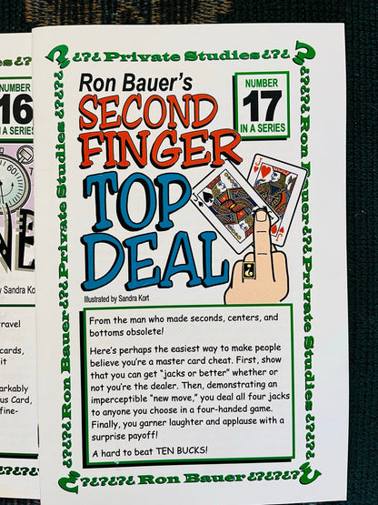 Ron Bauer Private Studies Set of 13 Booklets & Gimmicks