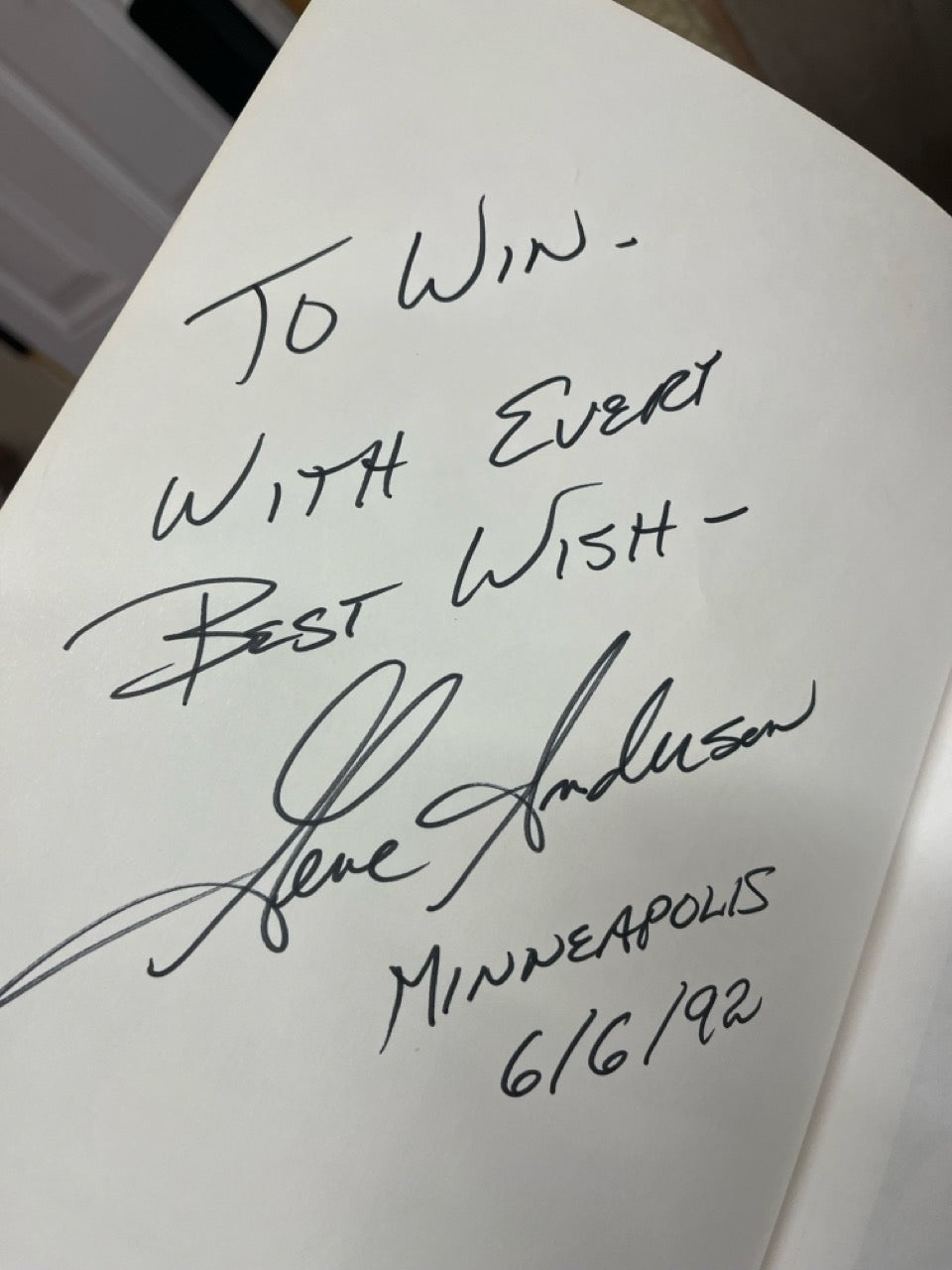 Newspaper Magic - Gene Anderson & Frances Marshall - SIGNED