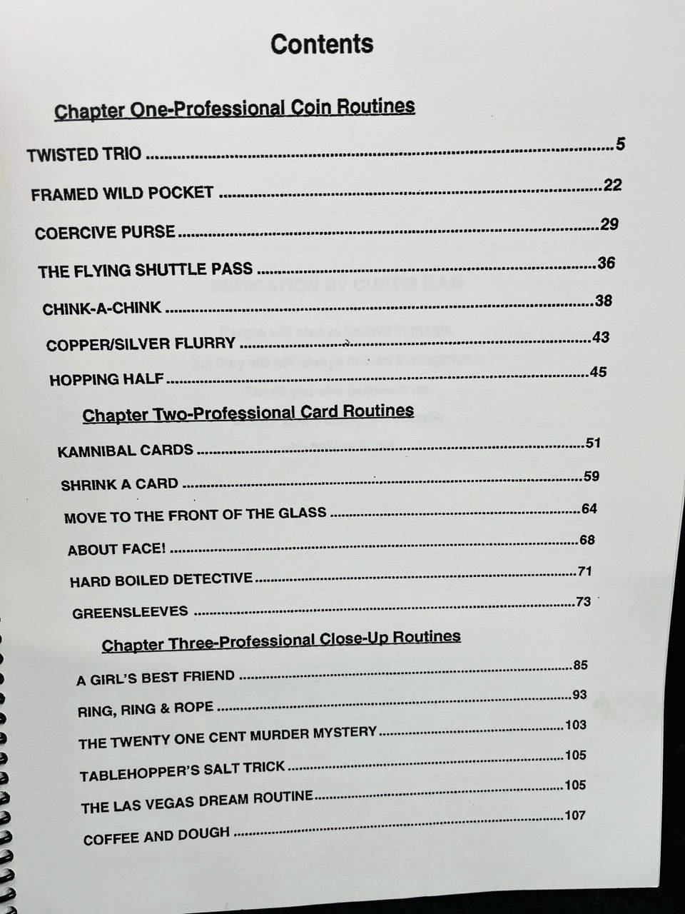 Professional Close-Up of Curtis Kam (Deceptions in Paradise(Special 2015 edition)) - Jerry Mentzer