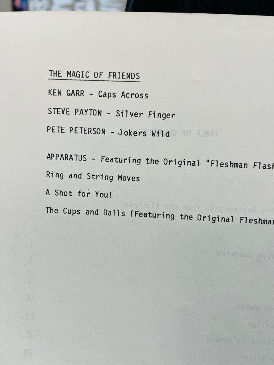 Mendoza presents The Excellence of Danny Fleshman