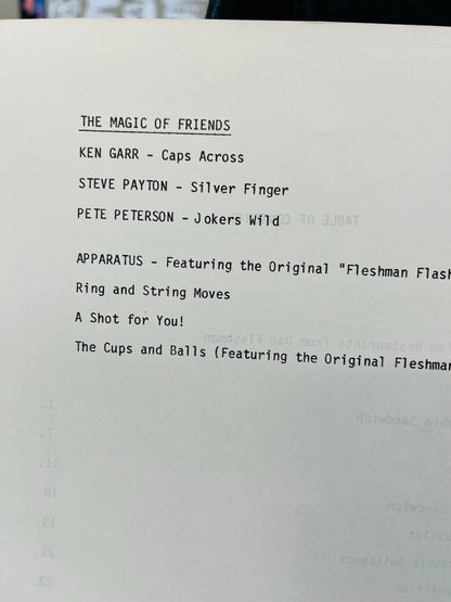 Mendoza presents The Excellence of Danny Fleshman