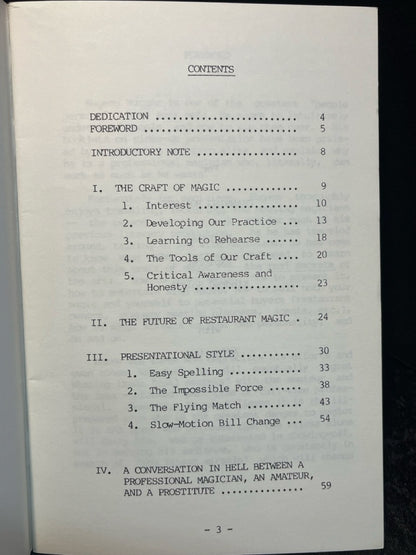 6 Eugene Burger Booklets