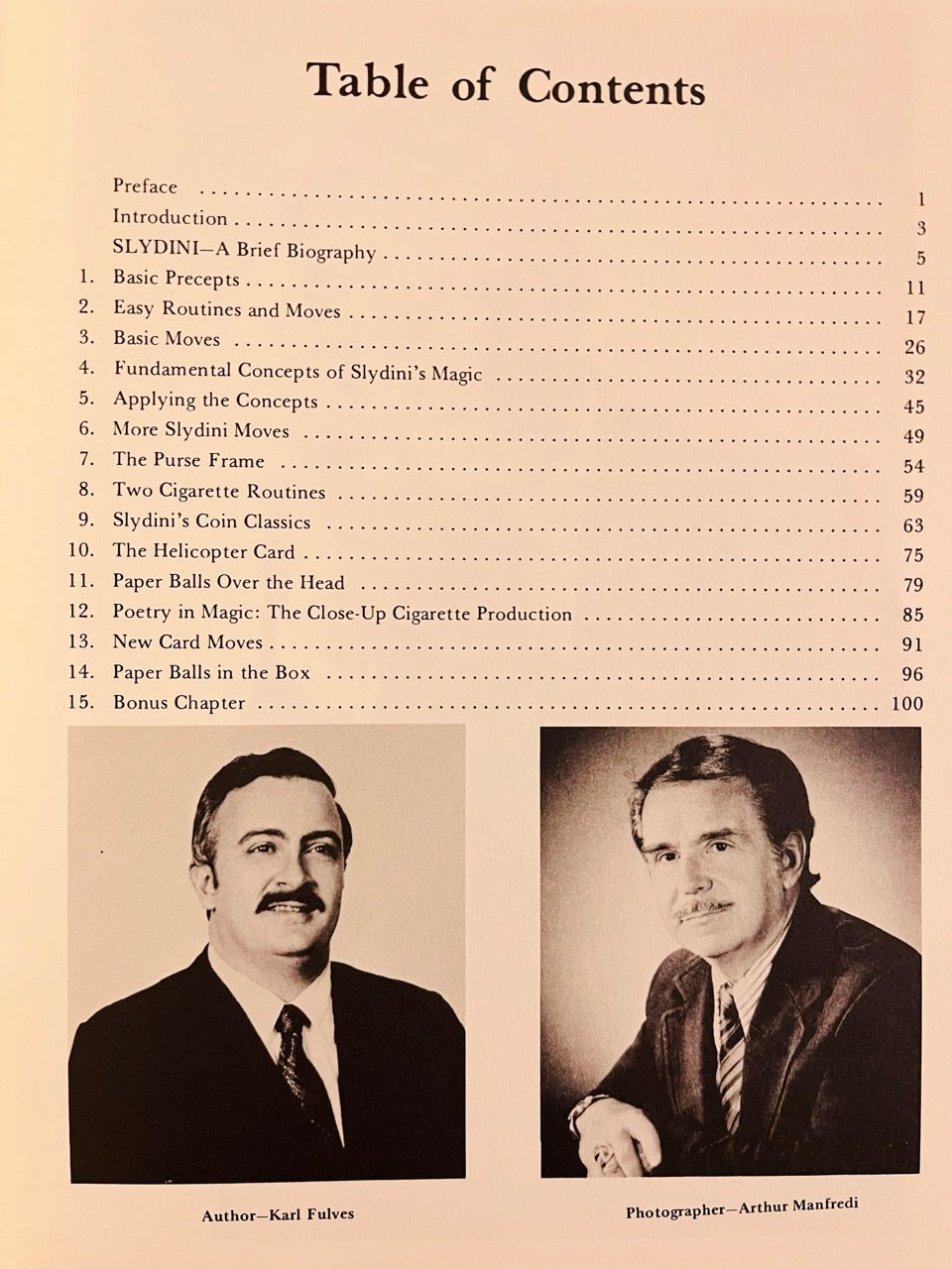 The Best of Slydini...And More - Karl Fulves (2 Volume Set)(NEW)