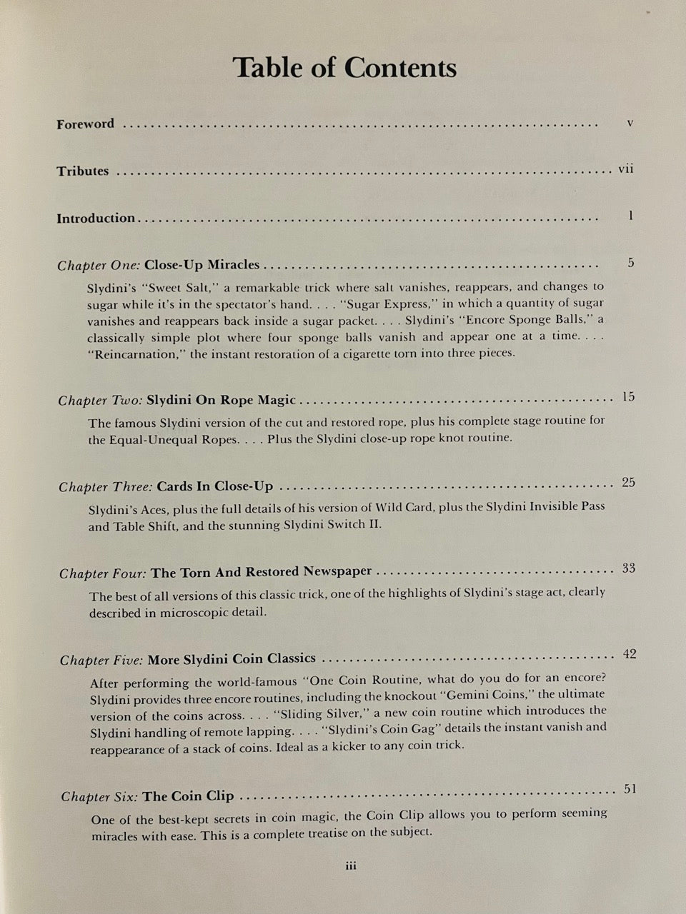 The Magical World of Slydini - 2 volumes - Karl Fulves - SIGNED