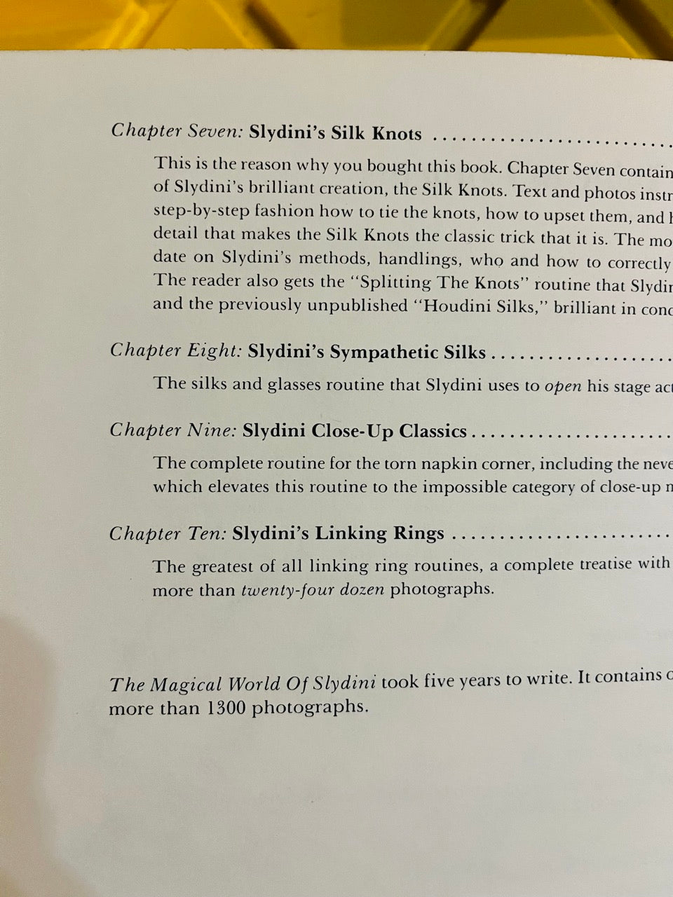 The Magical World of Slydini - 2 volumes - Karl Fulves - SIGNED