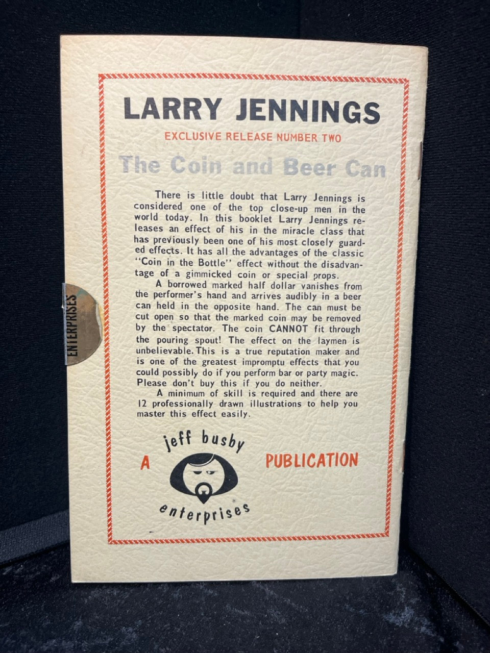 The Coin and Beer Can - Larry Jennings