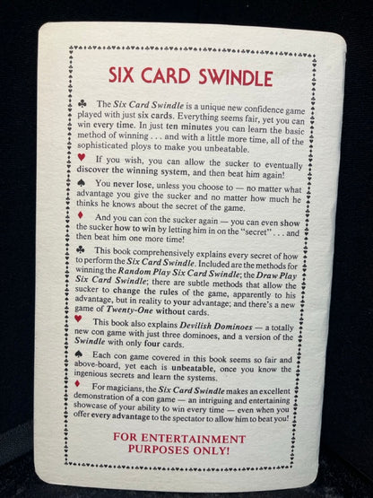 Six Card Swindle - Robert Neale