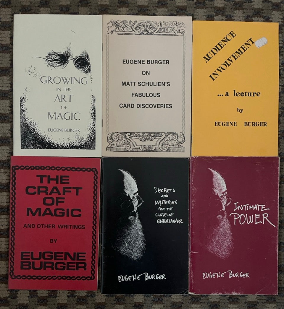 6 Eugene Burger Booklets
