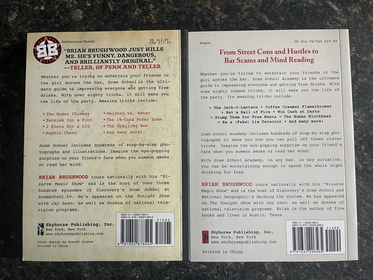 Scam School/ Scam School Academy- Brian Brushwood