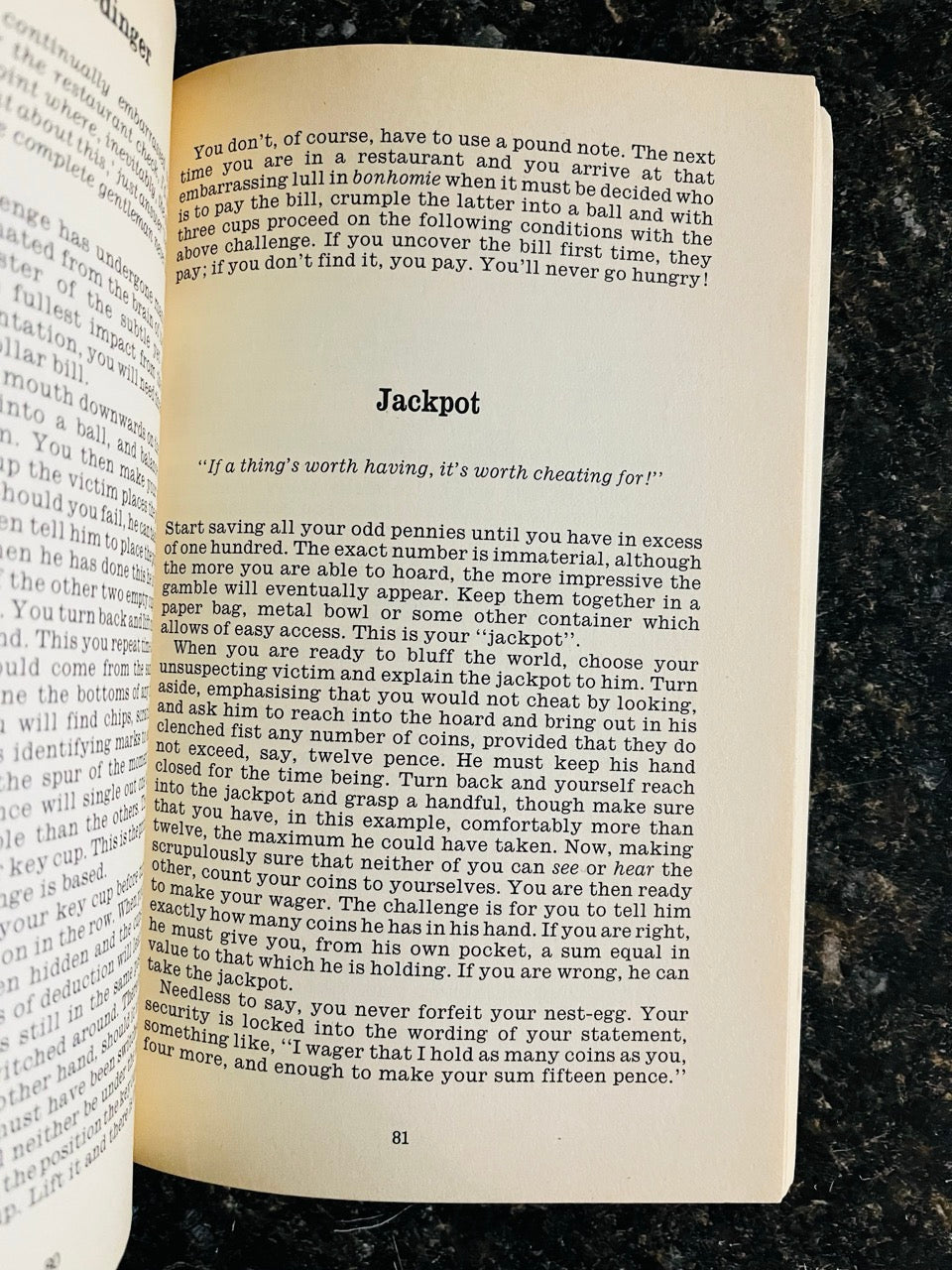 Never Give A Sucker An Even Break - John Fisher