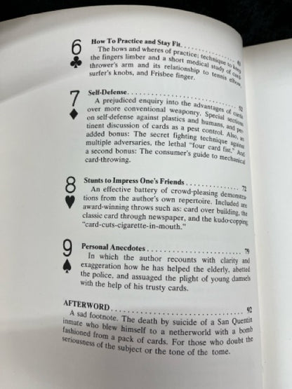Cards As Weapons - Ricky Jay (pb)