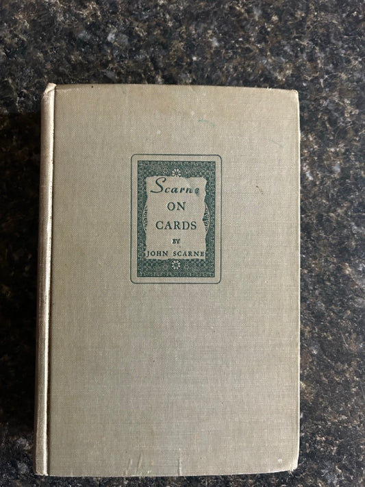 Scarne on Cards - John Scarne (hardcover)